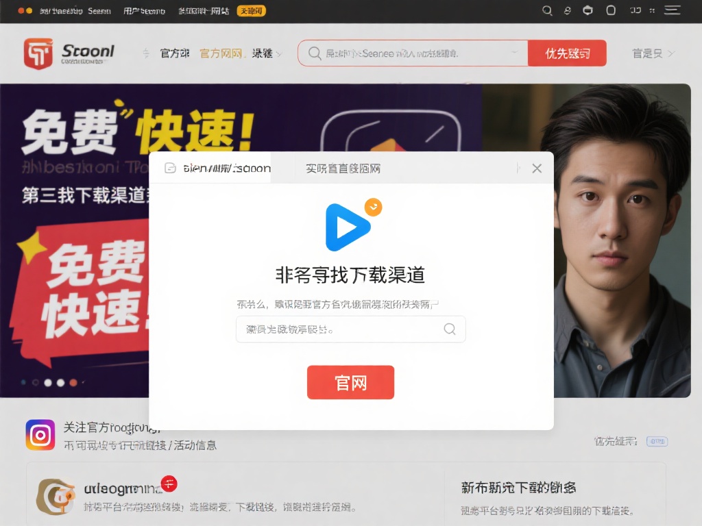 很多人在寻找下载资源时，可能会被一些非官方的第三方